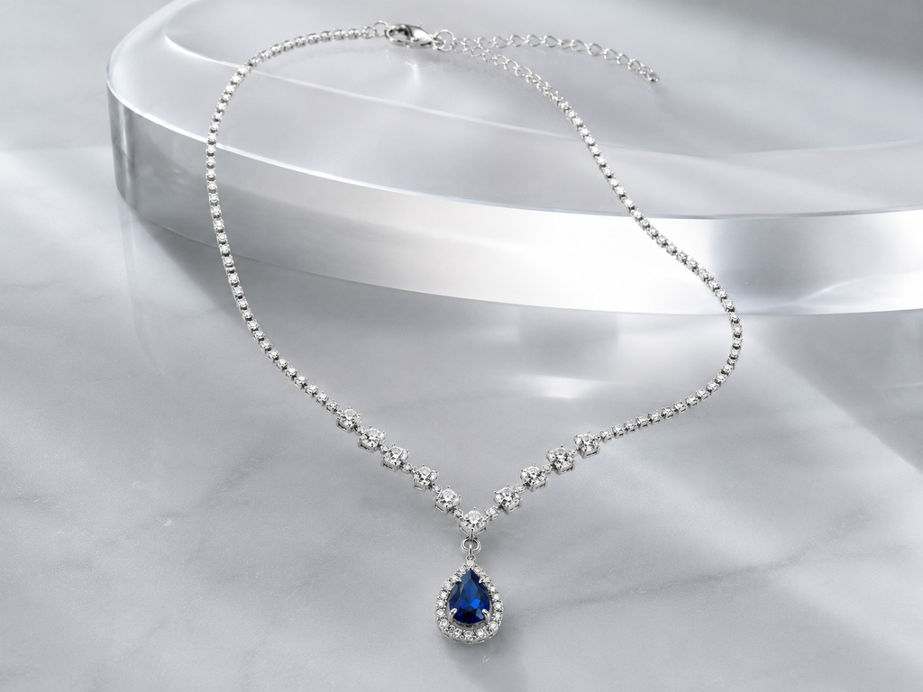 Shattered Stars · Ocean Tear Necklace