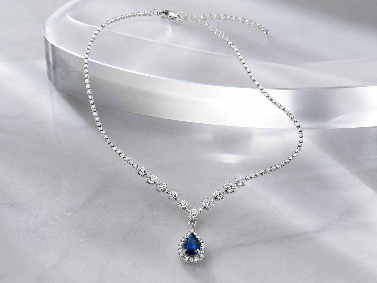 Shattered Stars · Ocean Tear Necklace