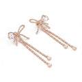 Rose Starlight Bow Earrings