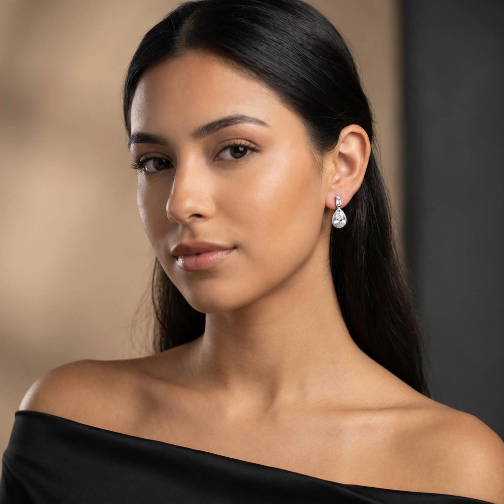 Starlit Teardrop Earrings