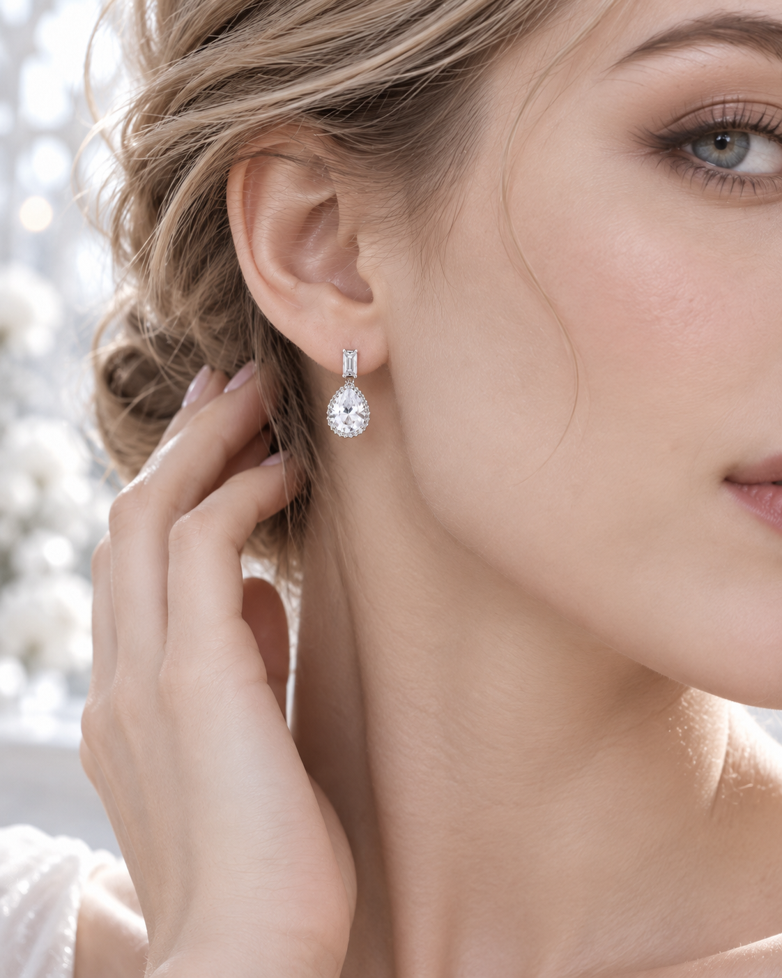 Starlit Teardrop Earrings