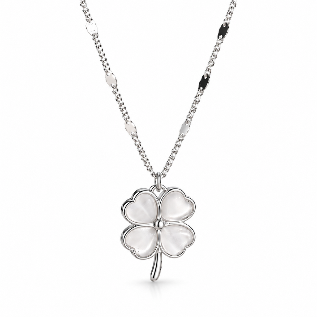 Shattered Stars · Stardust Clover Necklace