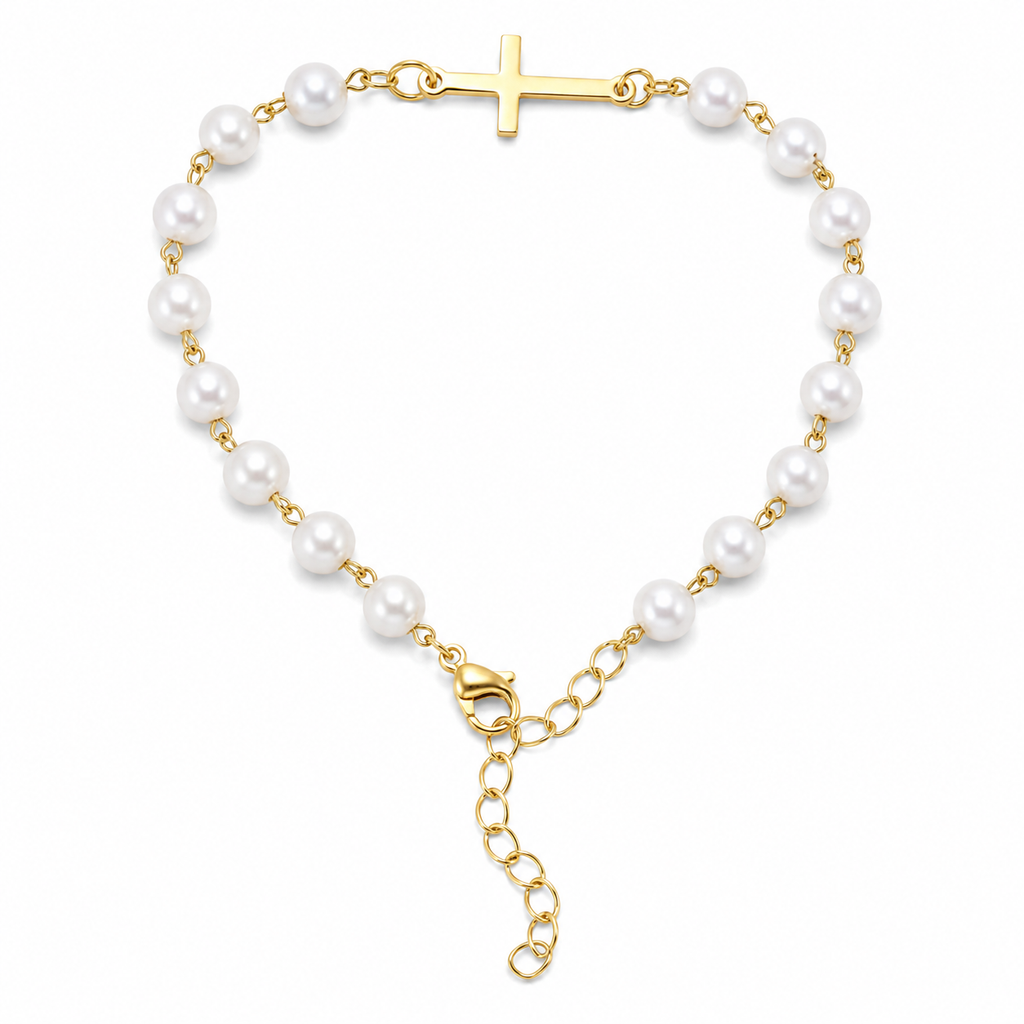 Shattered Stars · Sacred Light Pearl Bracelet