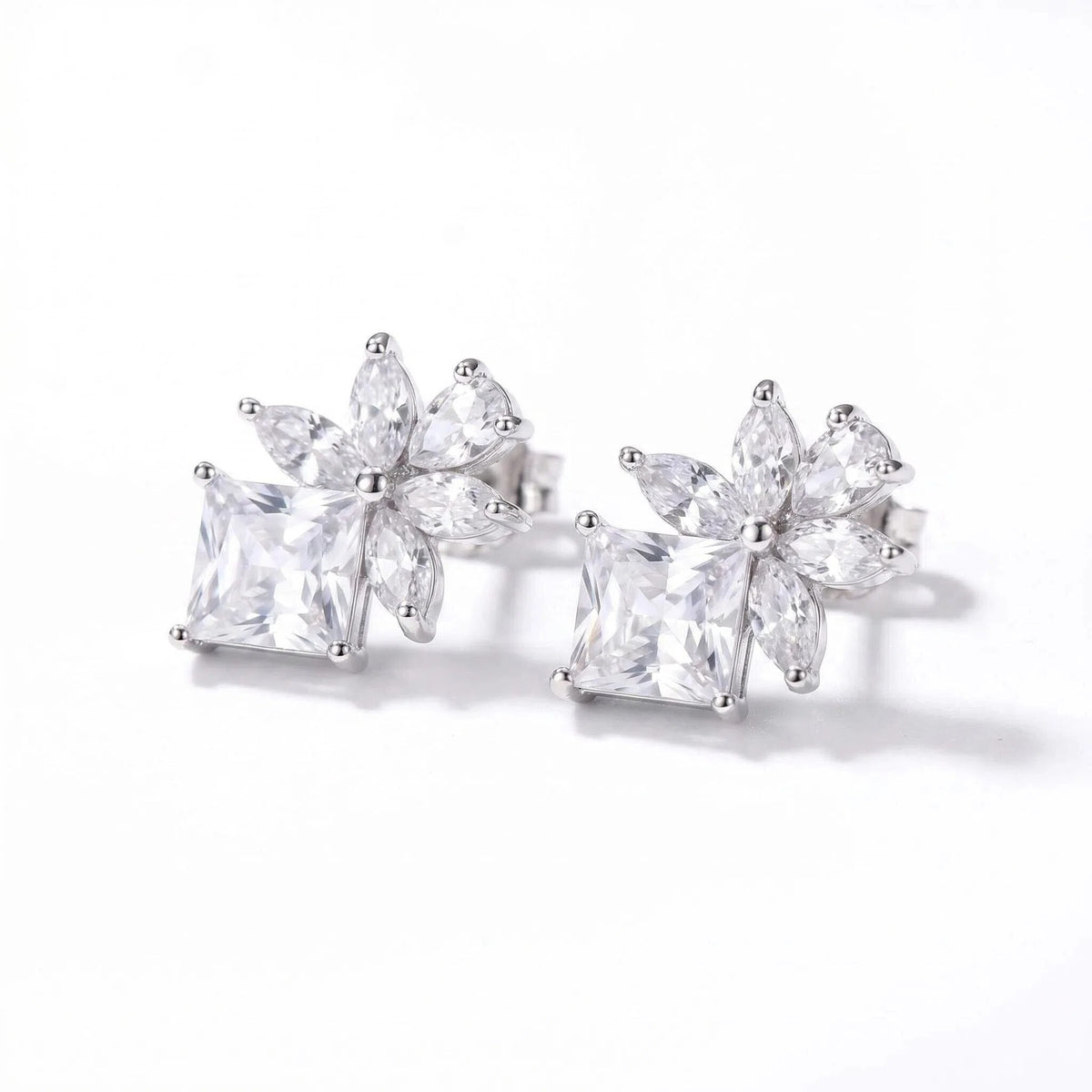 Starlit Blossom Stud Earrings