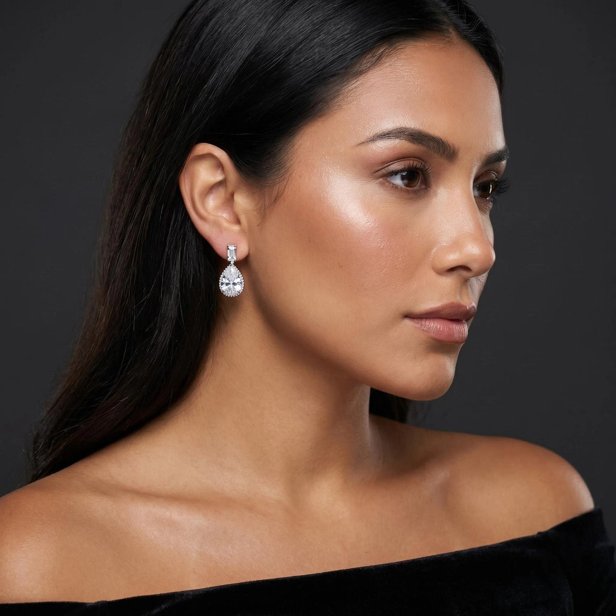 Starlit Teardrop Earrings
